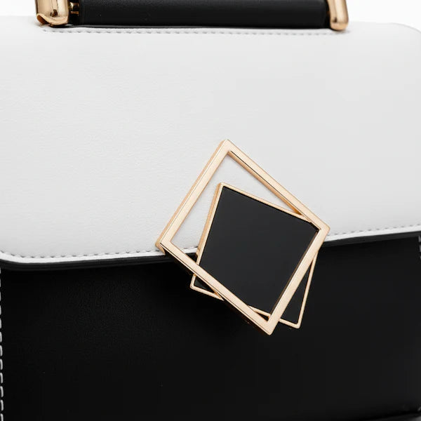 Vegan Leather Mini Satchel Bag