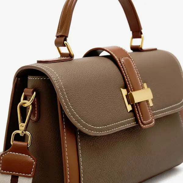 Genuine Leather Satchel Bag