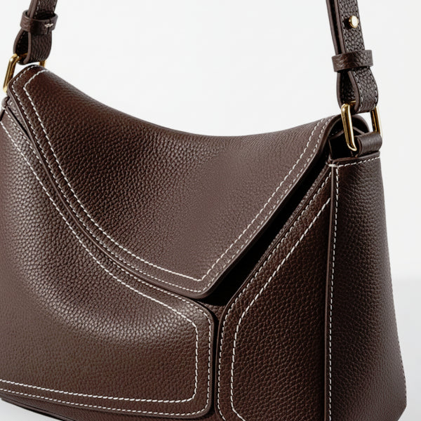 Genuine Leather Hobo Bag