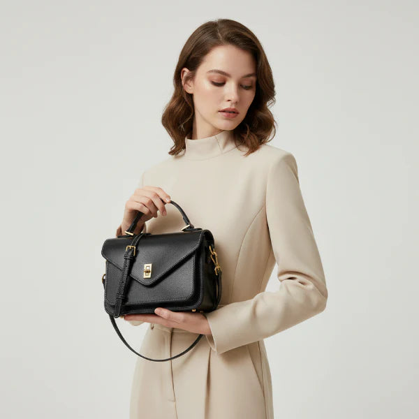 Genuine Leather Satchel Bag