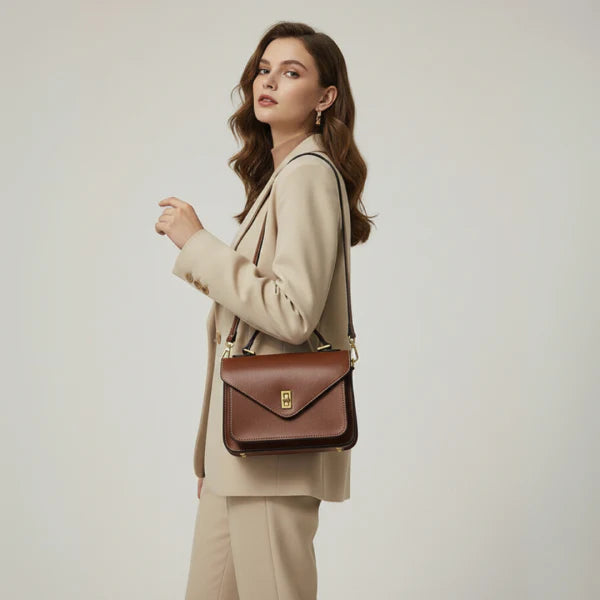Genuine Leather Satchel Bag