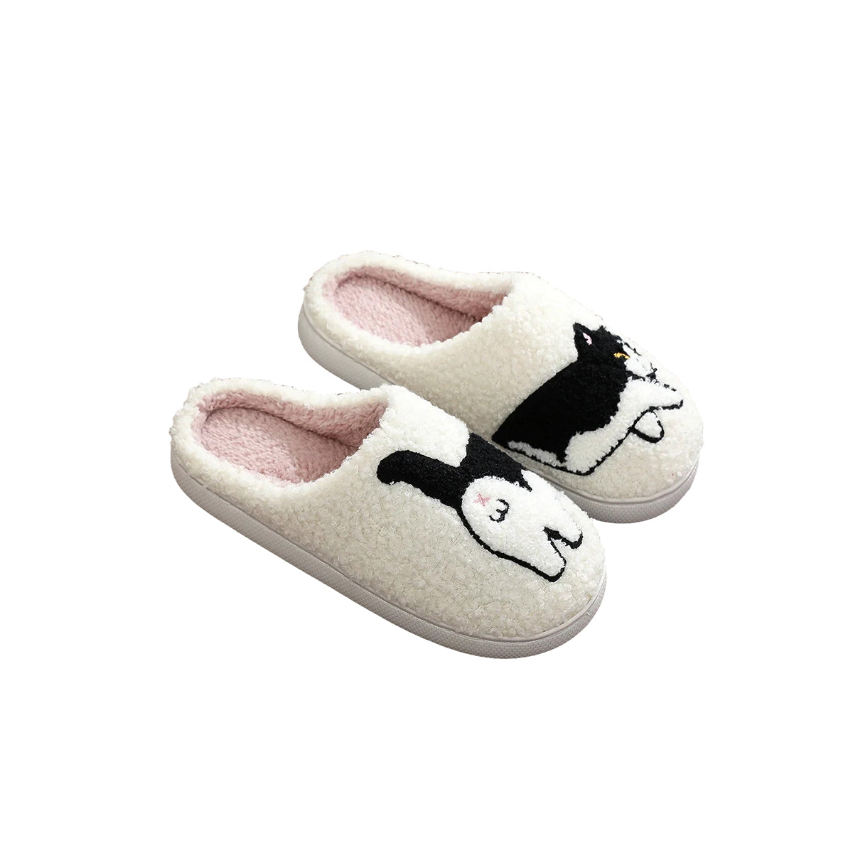 Cute Pet Pattern Cat Slippers