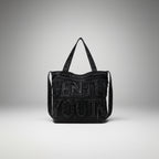 Embroidered Canvas Large Tote Bag