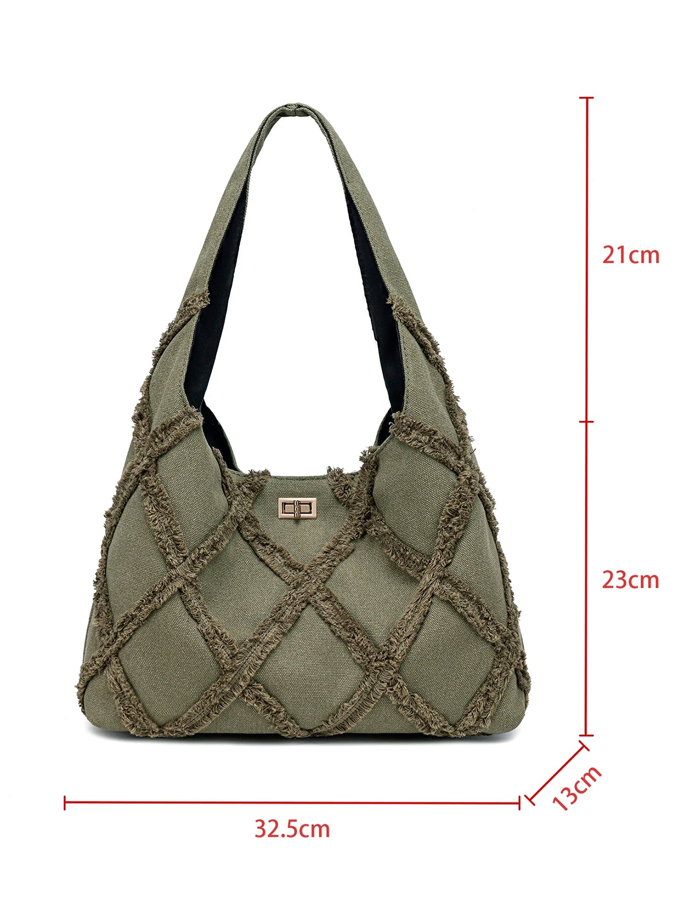 denim shoulder bag