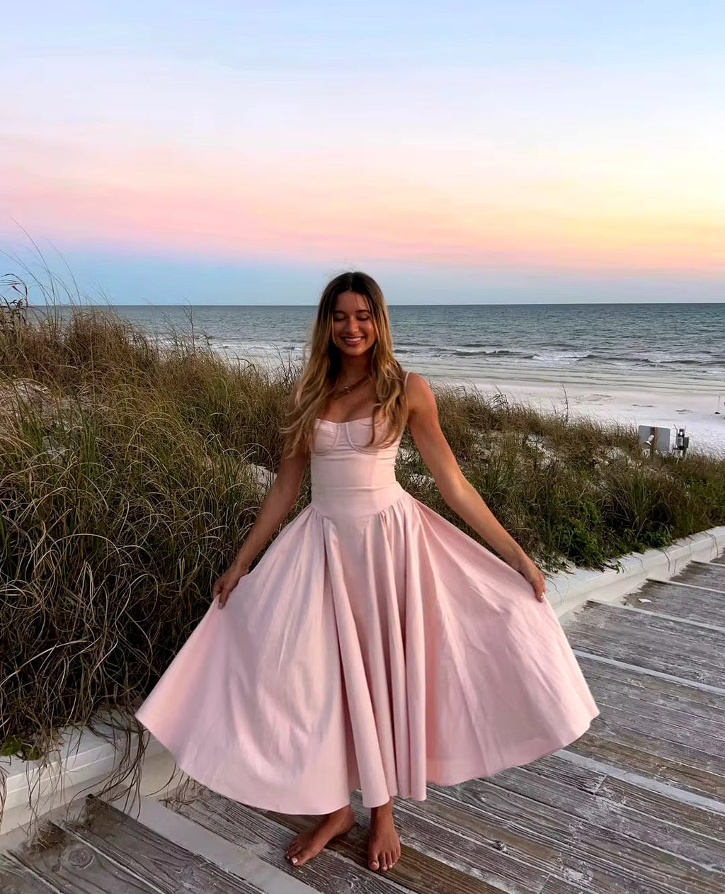Pleated Dress