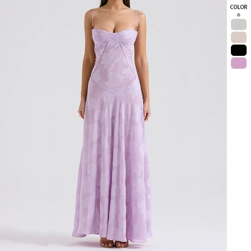 Roselina Printed Maxi Dress