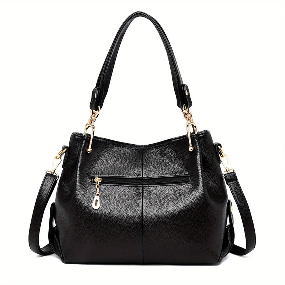 Floral PU Leather Large Tote Bag