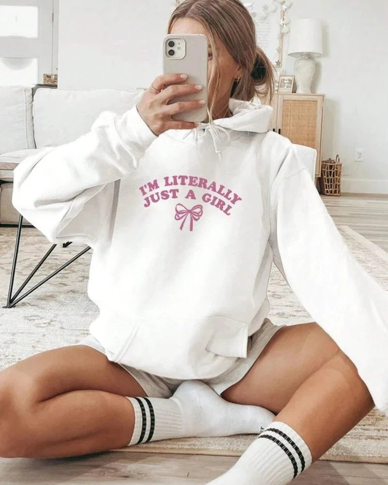 I'M Literally Just A Girl Hoodies