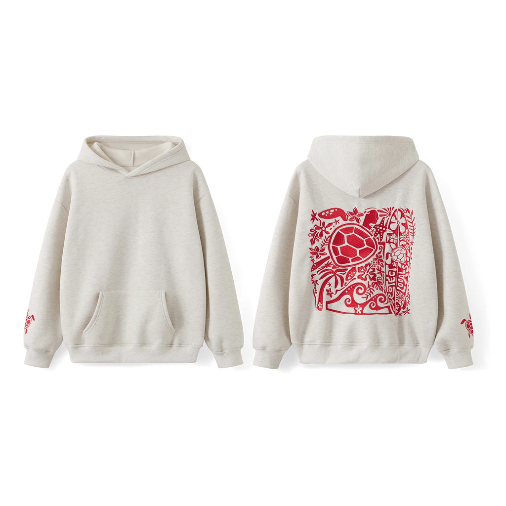 Embroidered Turtle Hoodie