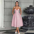 Sienna Glow – Mid-Calf Backless Camisole Dress