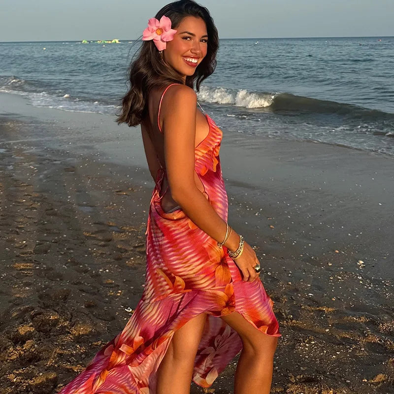 Radiance Waves Maxi Dress