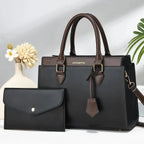 Patchwork PU Leather Tote Bag