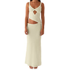 Velvet Square Neck Column Midi Dress