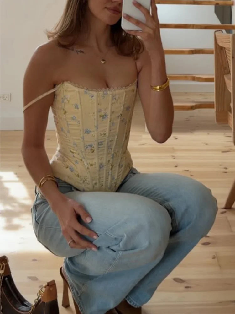 Off-Shoulder Women's Crop Top