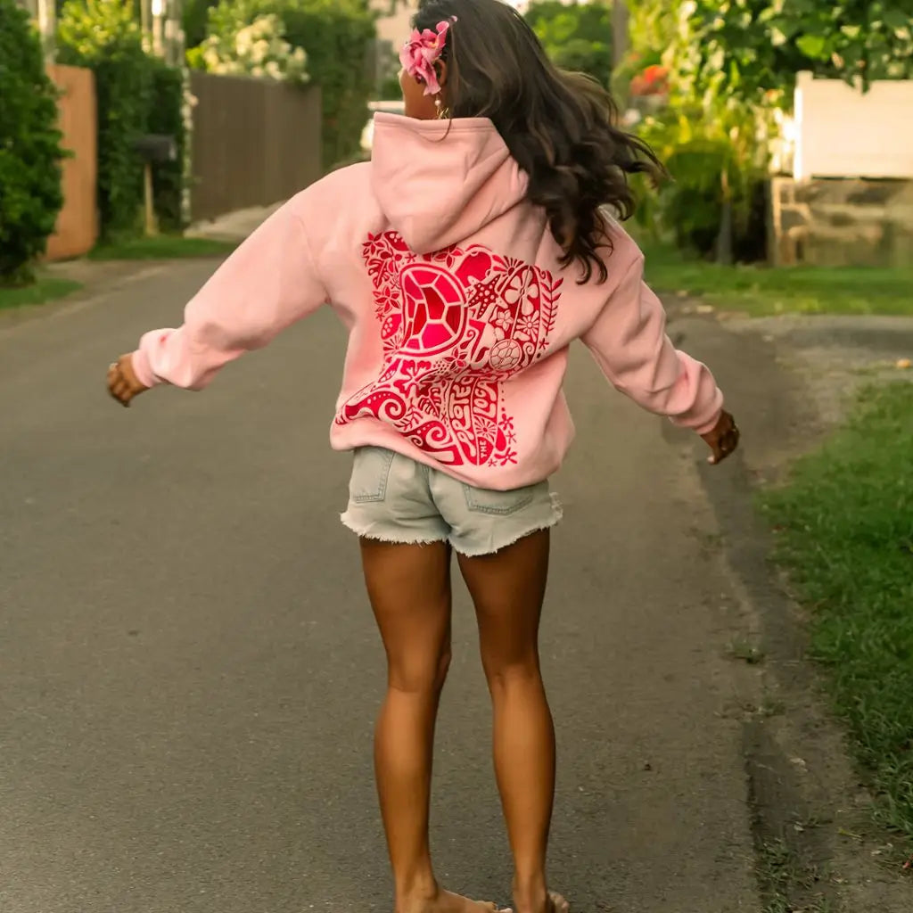 Embroidered Turtle Hoodie