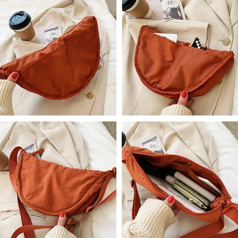 Crimson Horizon Satchel