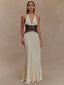 Elysia Glow – Backless Floor-Length Sheath Dress