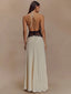 Elysia Glow – Backless Floor-Length Sheath Dress
