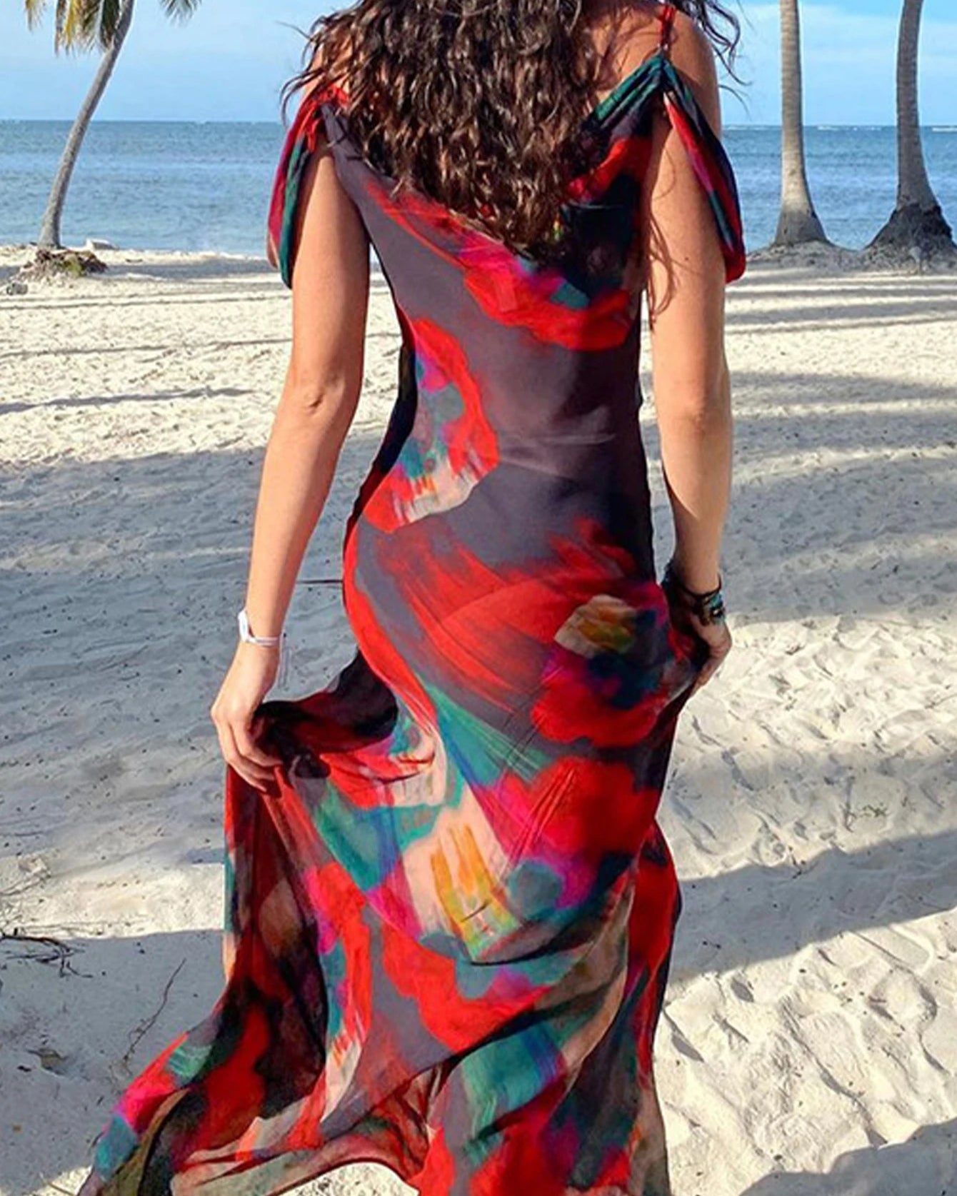 Midnight Stripe Gown