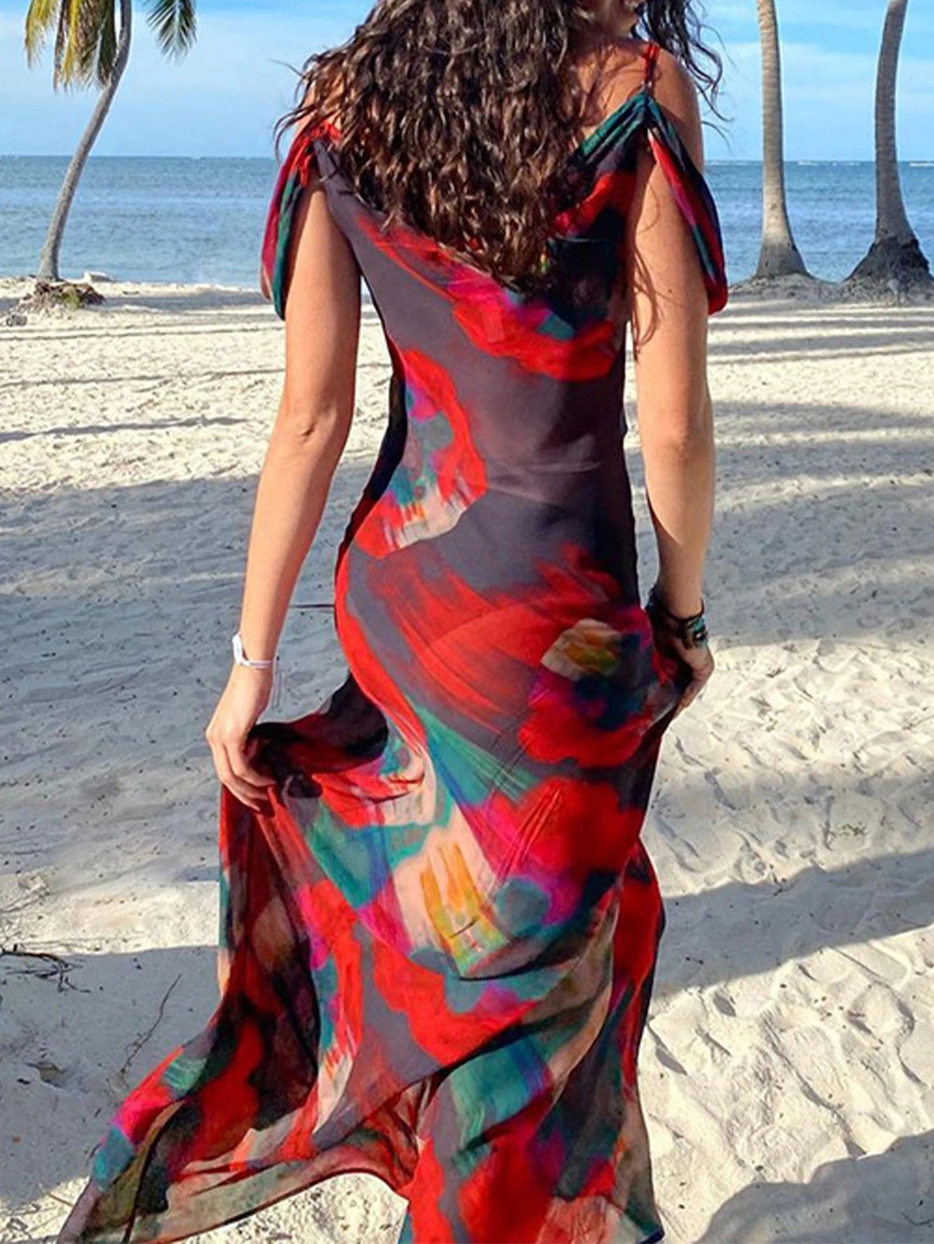 Midnight Stripe Gown