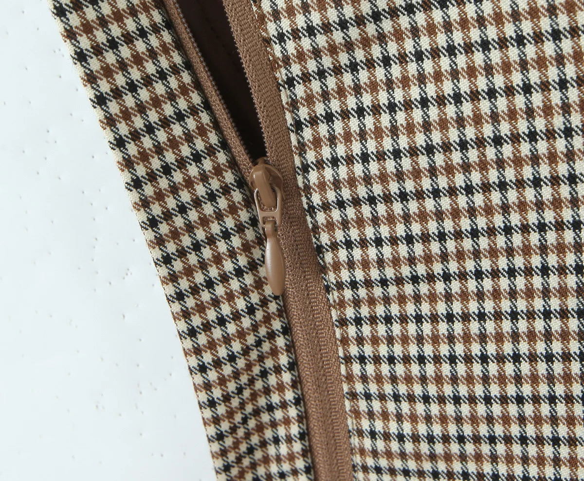 Plaid Reverie Top