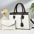 Patchwork PU Leather Tote Bag