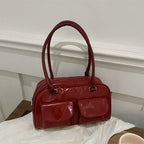 PU Leather Large Shoulder Bag