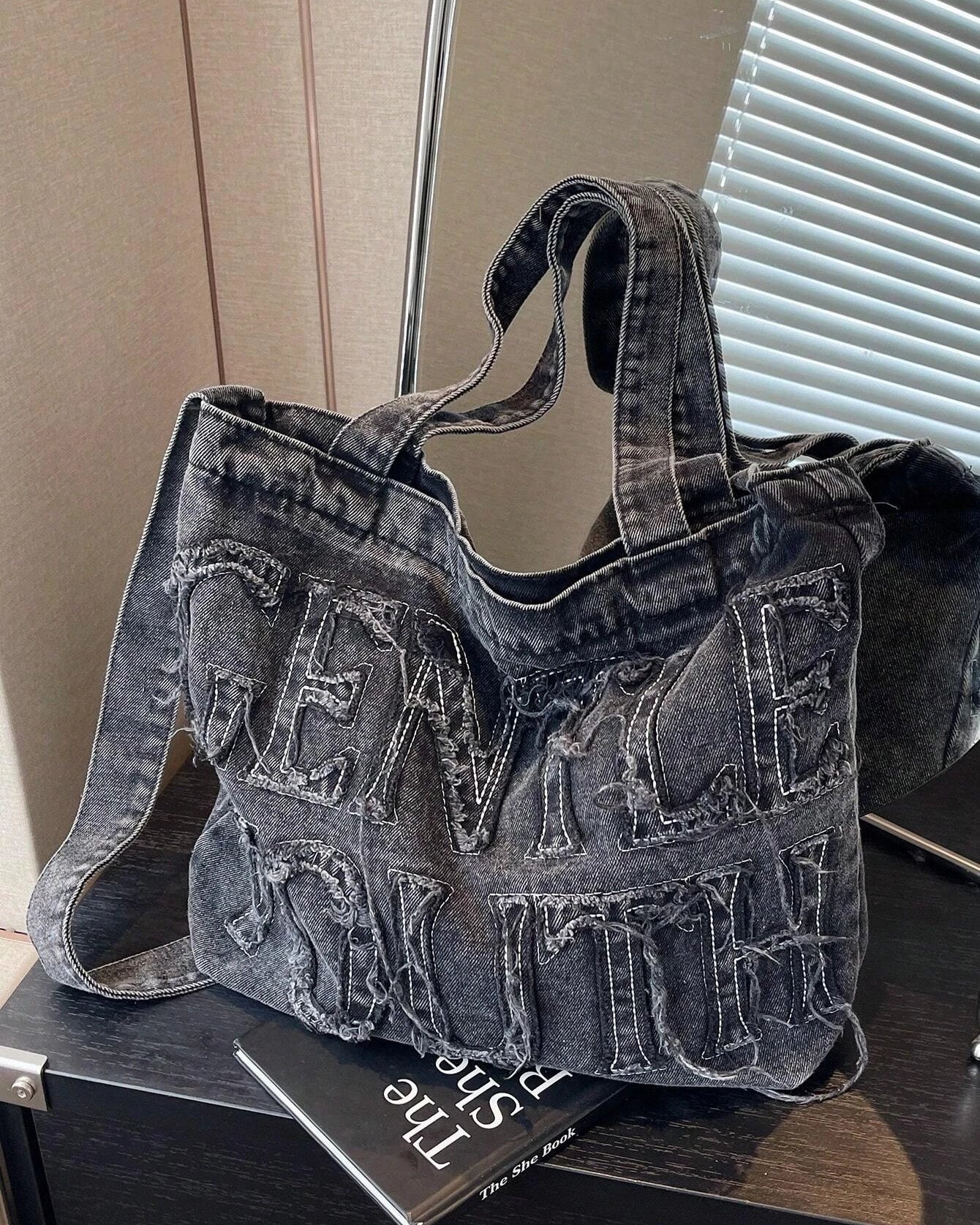 Jeans Canvas Tote Bag