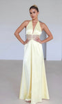 Elysia Glow – Backless Floor-Length Sheath Dress