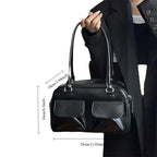PU Leather Large Shoulder Bag