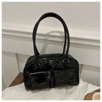 PU Leather Large Shoulder Bag