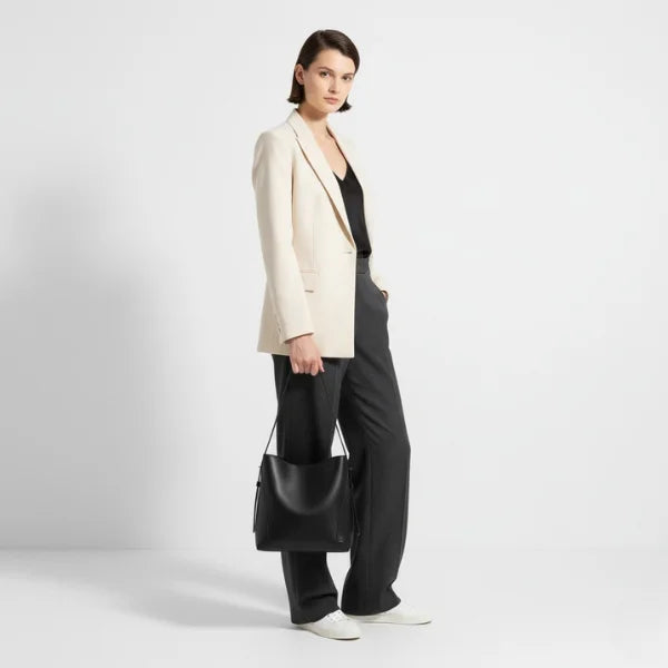 Vegan Leather Bucket Bag