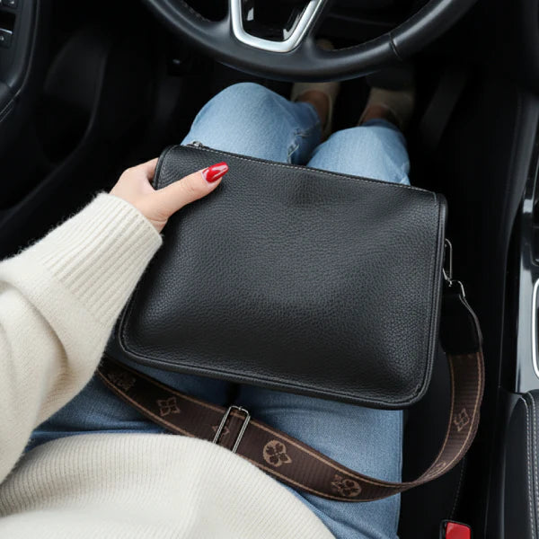 Vegan Leather Crossbody Bag