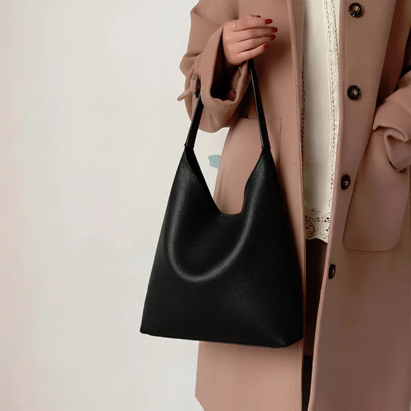 Vegan Leather Large Hobo Bag