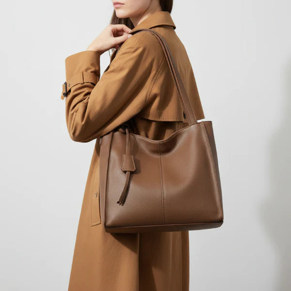 Genuine Leather Large Tote Bag