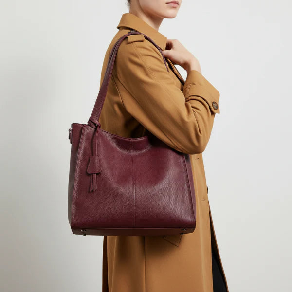 Genuine Leather Large Tote Bag