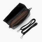 Snake-Texture Genuine Leather Satchel Bag