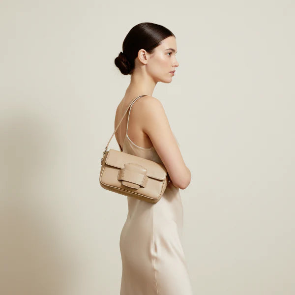 Genuine Leather Mini Shoulder Bag