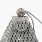 Rhinestone Crystal-Embellished Mini Evening Clutch