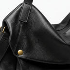 Genuine Leather Large Shoulder Bag