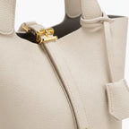 Genuine Leather Mini Bucket Bag