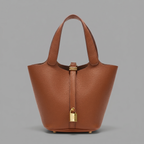 Genuine Leather Mini Bucket Bag
