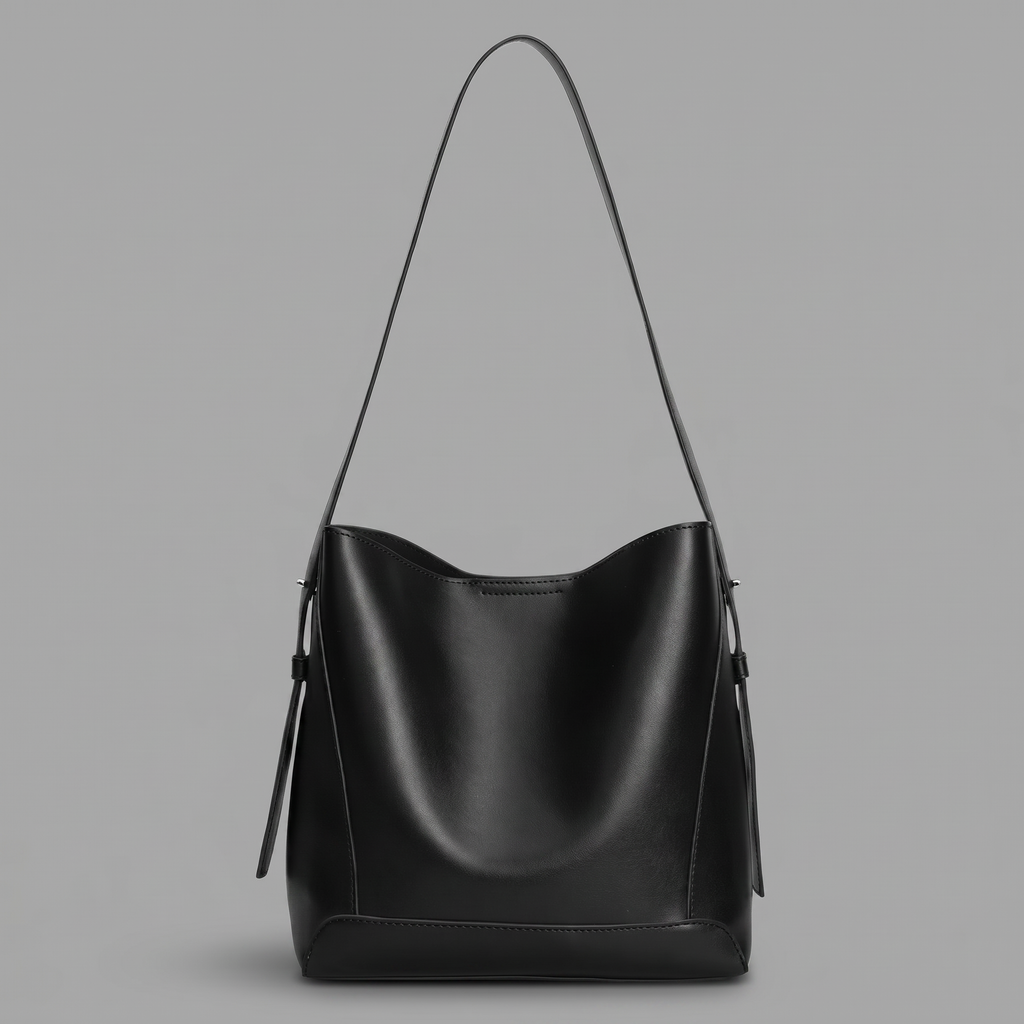 Vegan Leather Bucket Bag
