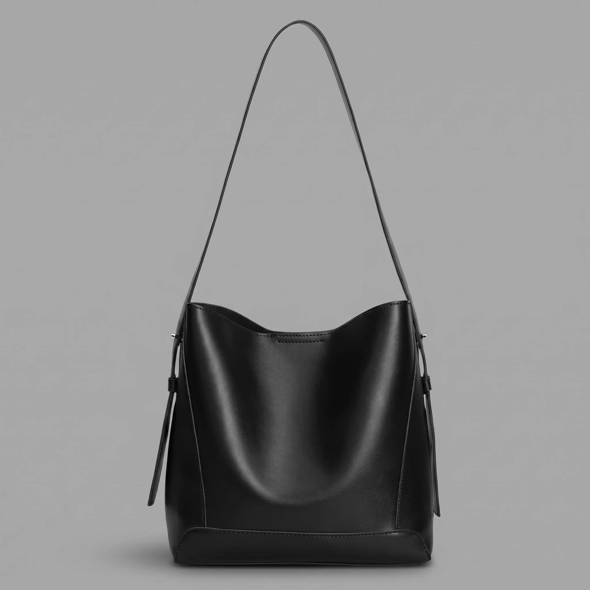 Vegan Leather Bucket Bag