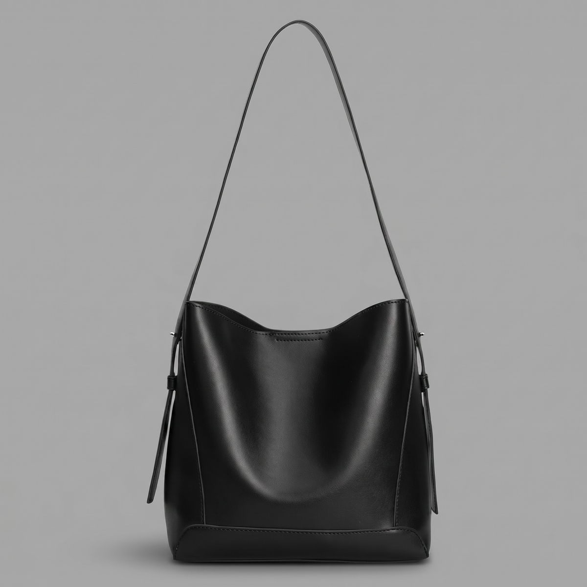 Vegan Leather Bucket Bag