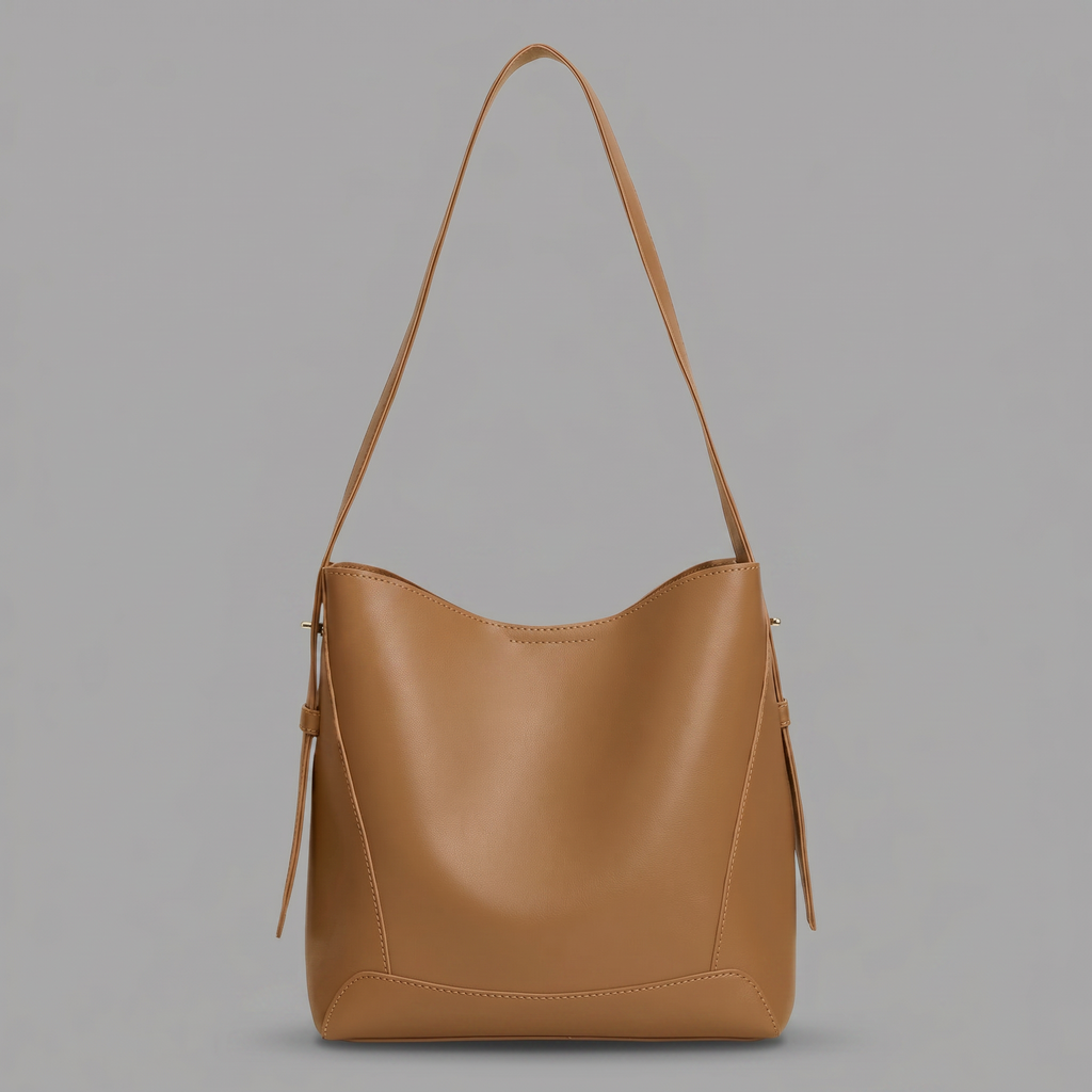 Vegan Leather Bucket Bag