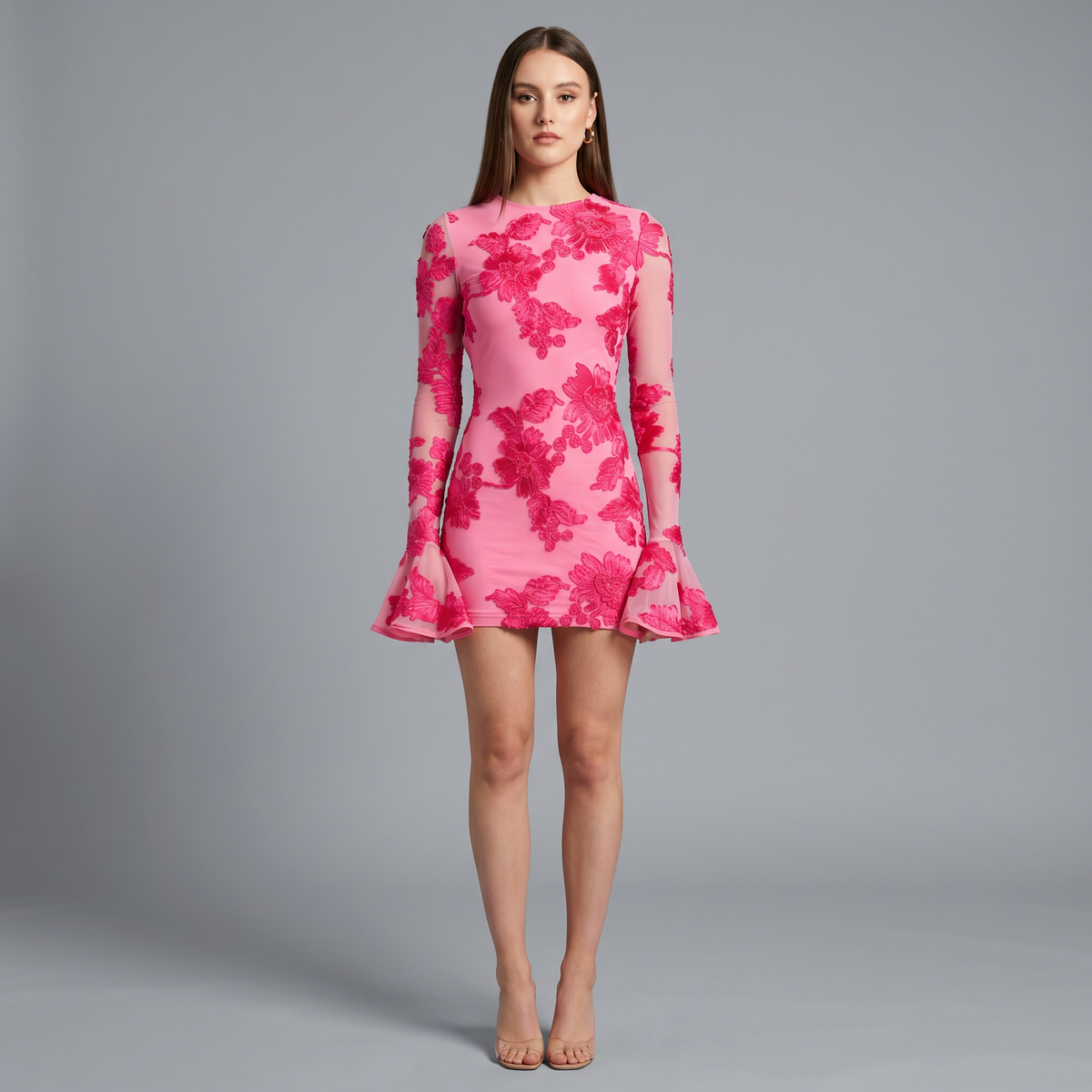 Floral A-Line Mini Dress