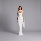 Solid Bodycon Ankle-Length Dress