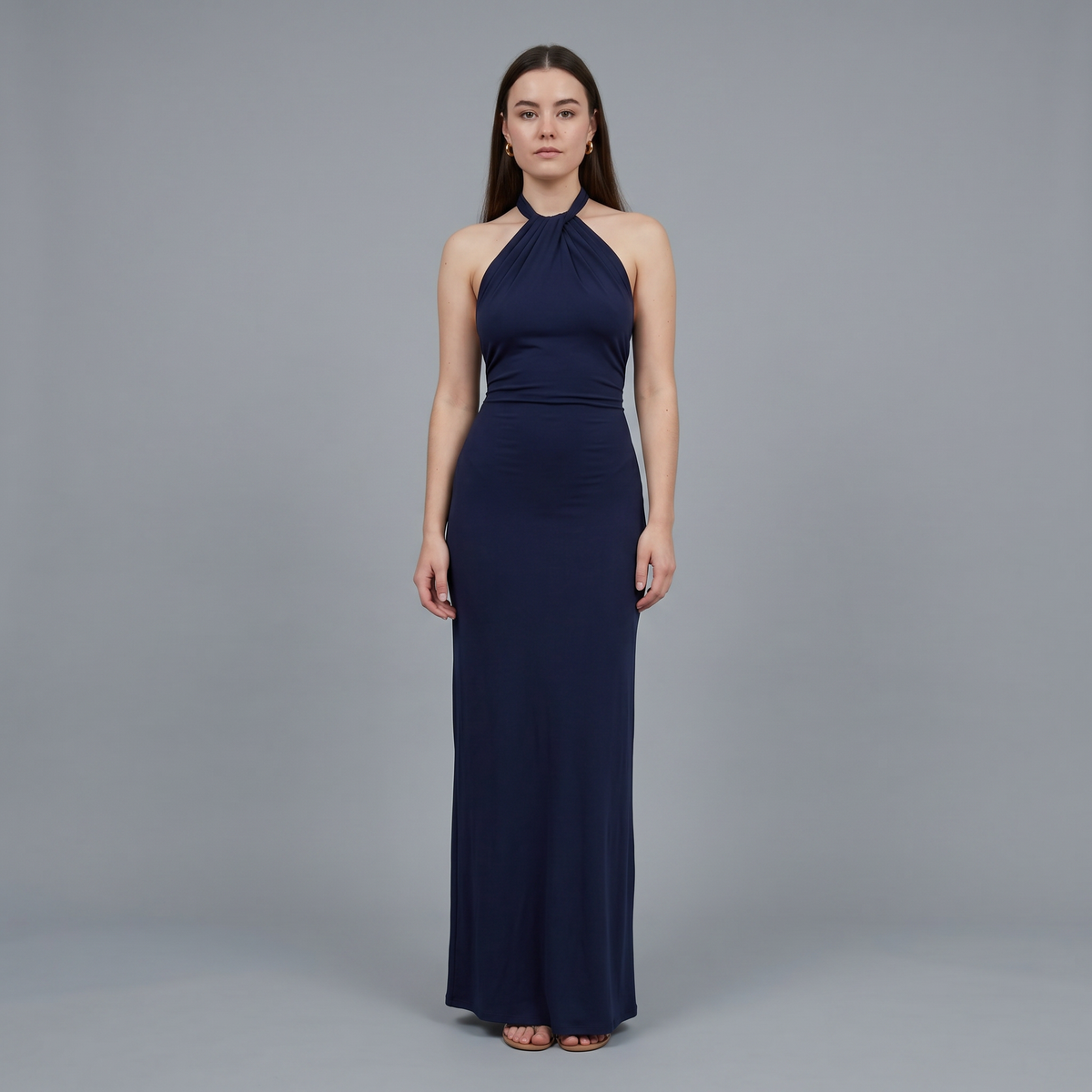 Lace A-Line Knee-Length Dress