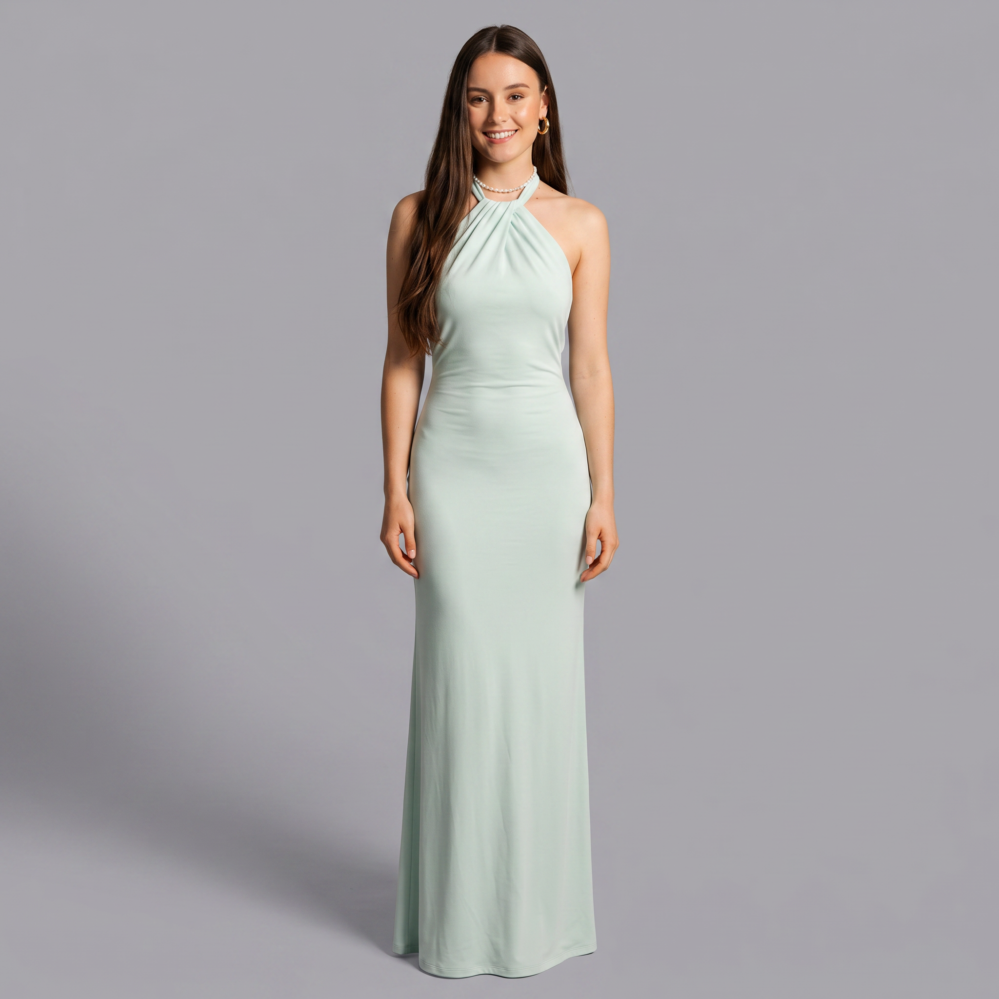 Lace A-Line Knee-Length Dress